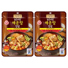 오늘밥상 얼큰비법 매운탕 양념 소스, 110g, 2개