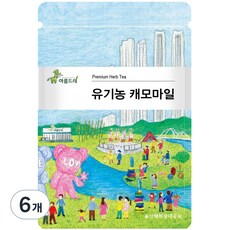 아름드레 유기농 캐모마일 삼각티백, 1.1g, 25개입, 6개