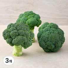 브로컬리 국내산, 1kg, 3개