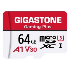 GIGASTONE 立達 A1 V30 U3 遊戲專用 64GB 記憶卡，4K UHD 高畫質，高速穩定, 1個