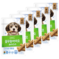 풀무원아미오 건강담은 간식 덴탈껌, 오리지널, 5개, 100ml, 100g