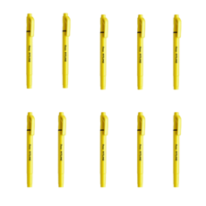 Pentel Fitline 雙頭螢光筆, 10支