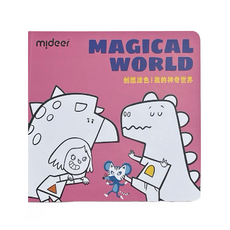 mideer 創想塗色本 我的神奇世界 276 x 254mm 3歲以上