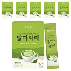티젠 말차라떼 분말스틱, 14.5g, 7개입, 6개
