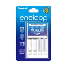 Panasonic eneloop 台灣公司貨 充電組 標準款 BQ-CC17充電器 + 4號電池 2顆, 1組