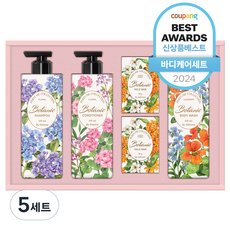 LG 生活健康 Botanic香氛植萃多效保養沐浴組+禮物袋組, 5組