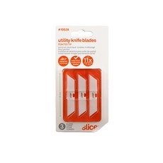 Slice 多用途陶瓷替刃 短刃 尖 3入組, 安全專利刀刃 鋒利11倍, 65*12*1.3mm, 1組