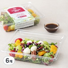 저스트그린 모짜렐라 과일 샐러드, 210g, 6개