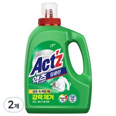 액츠 퍼펙트 딥클린 액상세제 본품, 3.5L, 2개