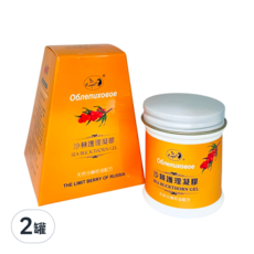 欣康喬 沙棘護理凝膠 俄羅斯, 天然沙棘味, 2罐, 75g