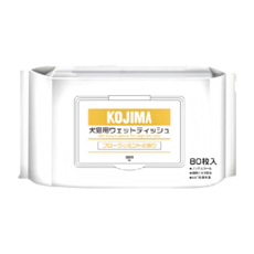 KOjIMA 犬貓用 寵物濕巾 草本清香, 80片, 1組