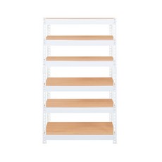 스피드랙 V2 6단 선반 800 x 300 x 1500 mm, 화이트