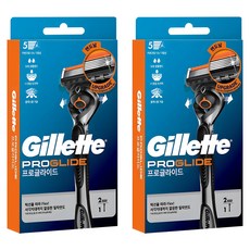Gillette 吉列 2024 ProGlide手動刮鬍刀+刮鬍刀片 2入組, 2組