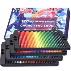 컬러링 드로잉 유성 색연필, 120색, 1개