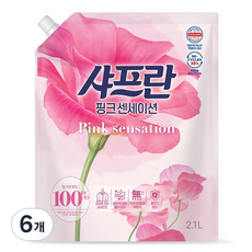 샤프란 핑크 센세이션 섬유유연제 리필