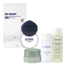 비레디 마그네틱 피팅 쿠션 포 히어로즈 리필 15g + 아모레퍼시픽 기초화장품 3종, 2호 라이언, 1세트