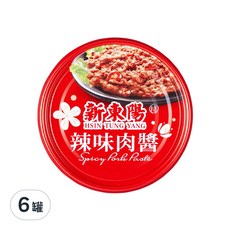 新東陽 辣味肉醬, 160g, 6罐