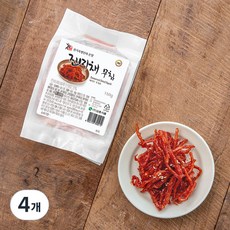 권기옥 명인 웃말 진미채 무침, 150g, 4개