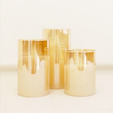 Modern Holic LED蠟燭燈 15cm+遙控器, 金色