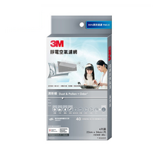 3M 清新級靜電空氣濾網 22 x 34cm 4片, 9807-CTC, 1盒