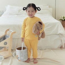 AGABANG&COMPANY dear baby 【寶貝】兒童寶寶版Dear Cosy家居服上下套裝57R057608