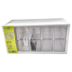 lIvinbox SHUTER 樹德 零件箱 A9-510 台灣精製, 白色, 1個