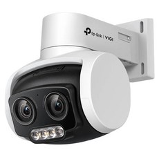 tp-link 戶外防水全彩夜視監視器 遠端監控網路攝影機 4MP旋轉式雙鏡頭, VIGI C540V, 1個