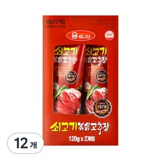 움트리 쇠고기 볶음 고추장, 120g, 12개