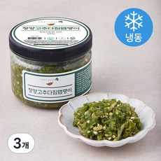 도들샘 청양고추다짐 맵땡이 (냉동), 350g, 3개