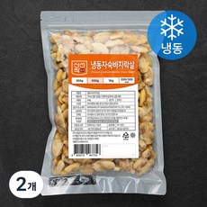 신선작 자숙 바지락살 (냉동), 500g, 2개