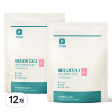 갓성비 베이킹 소다 다목적 세제 리필형, 1kg, 12개