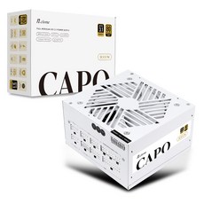 N.Clome Capo 1000W 80PLUS 金色 全模組化電源 ATX3.1 白色, 單品