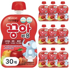 아이배냇 끙아 과일야채주스 80ml, 비B, 30개