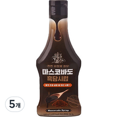 흑원당 흑당시럽, 500g, 5개