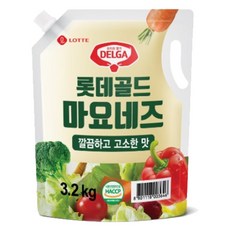 롯데푸드 골드 마요네즈 스파우트 파우치, 3.2kg, 1개