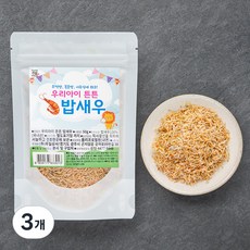 주일 우리아이 튼튼 밥새우, 3개, 50g