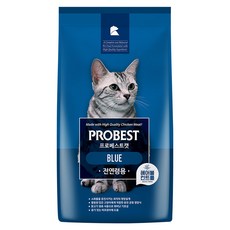 프로베스트 반려동물 전연령 캣 블루 건식사료, 닭, 1개, 5kg