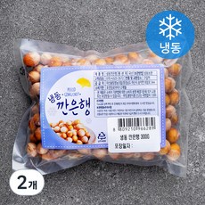 아산율림영농조합 깐은행 (냉동), 300g, 2개