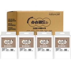 네이처펫 슈슈 애견 배변패드 레몬향, 50개입, 4개