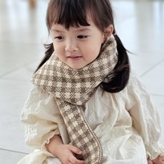 우주아이 아동용 코코체크 목도리