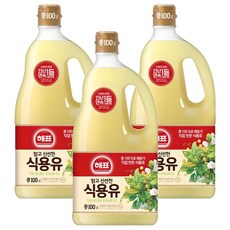 Haepyo食用油1.5升3包+職場媽媽炒年糕醬50g, 1.5L, 3瓶