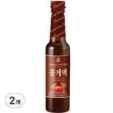 사조 프리미엄 꽃게액, 550ml, 2개