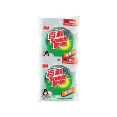 3M Scotch-Brite 百利 鋼絲球 重量提升版 55g, 2入, 1組