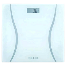 TECO 東元電子體重計，5mm強化玻璃，2.5吋LCD螢幕，超薄輕巧造型，自動開關機, XYFWT508, 1台, 玻璃