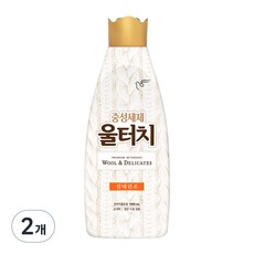 울터치 중성 세제 본품, 1L, 2개