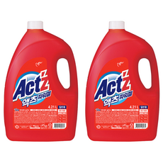 액츠 파워젤 액상세제 일반용 본품, 4.21L, 2개