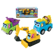 ThePinkfongCompany 碰碰狐迷你工程車 Set 3入套裝組, 30 x 13 x 13cm, 1組