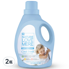 NATURE LOVE MERE Cool Fresh 嬰兒柔軟精 1800毫升, 1.8L, 2瓶
