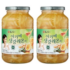 담터 아가베생강레몬차, 1kg, 1개입, 2개
