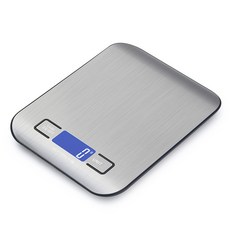 키체라 가정용 주방 미니 전자저울 1kg CX-2012, 실버